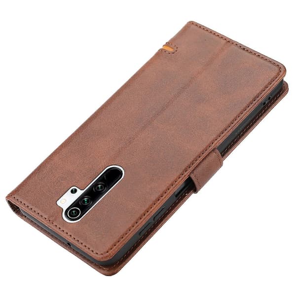 Læderpungcover til Xiaomi Redmi 9 Classic (brun)