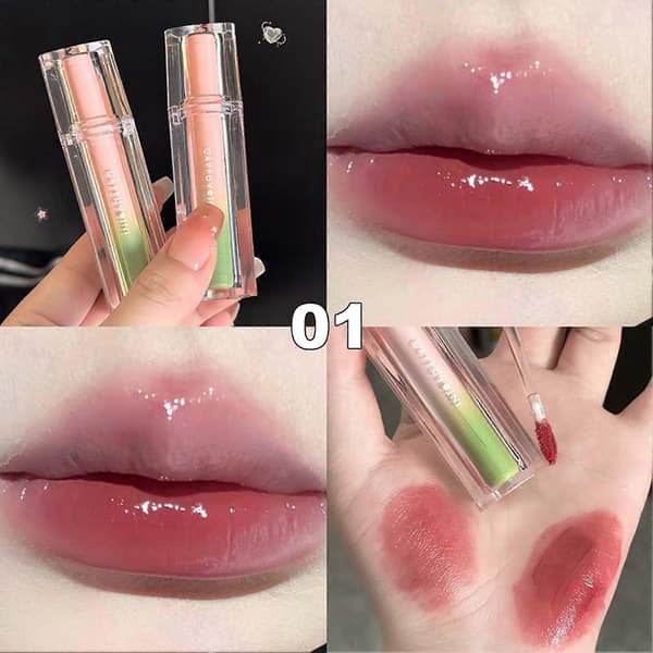 Mirror Lip Gloss with Full Coverage Daily Highly Pigmented Lip Gloss