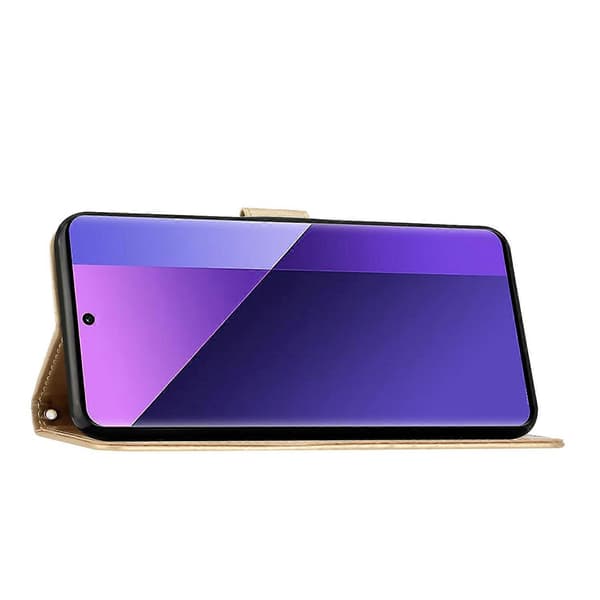 Til Xiaomi Redmi Note 14 Pro 5G Etui PU Læder Pung Etui med Rem (Stil I)