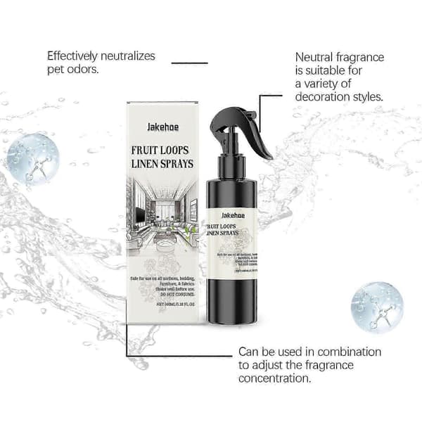 Frisk Luft Linned Spray - Langvarig, Naturlig Duft til Hjem & Tekstiler