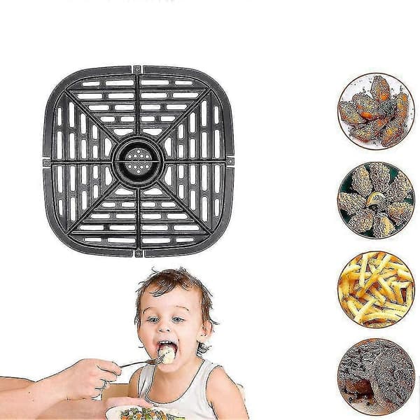 Firkantet erstatningsgrillpanne for airfryer til Power Dash Chefman, Cosori