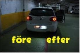 VW Golf 4 5 6 7 Passat Beetle Polo Amarok LED nummerpladelys
