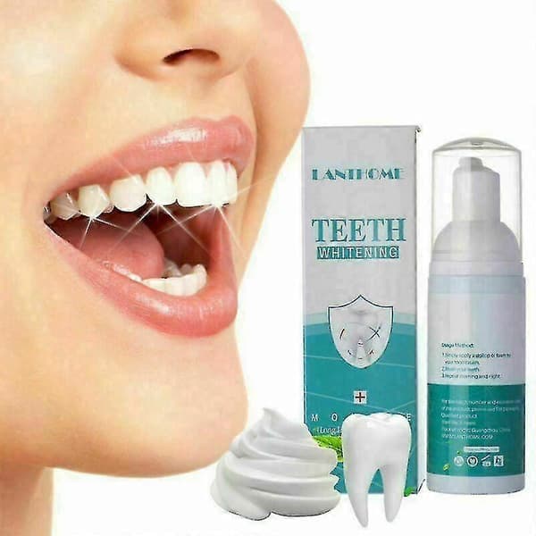 Lanthome Whitening Toothpaste Foam Fresh Month All Day Baking Soda Toothpaste 1 Pcs