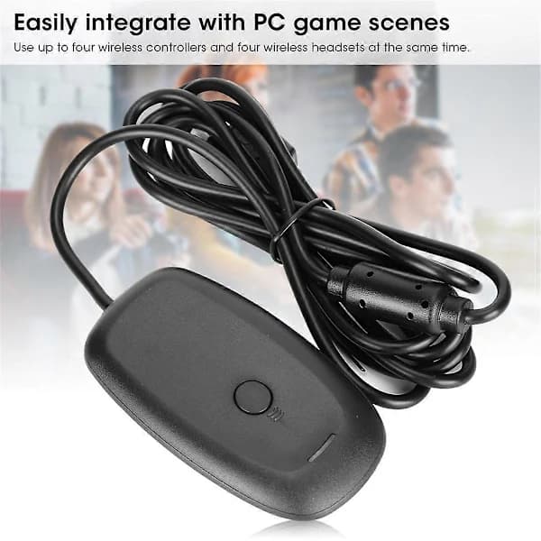 For Xbox 360 trådløs gamepad PC-adapter USB-mottaker støtter Win7/8/10-system for Microsoft Xbox36