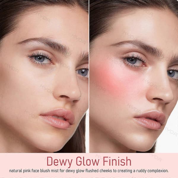 Liquid Blush Spray Cherry Blossom Pink with Hydrating Dewy Finish and Buildable Coverage 1.69oz