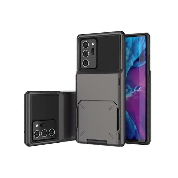 For Samsung Galaxy Note20 Scratch-Resistant Shockproof Heavy Duty Rugged Protective Case with Card Slot