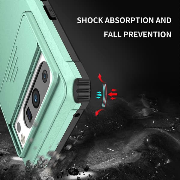 Stereoskopisk holder Skyvbart Camshield-telefondeksel (For Google Pixel 8 Pro)