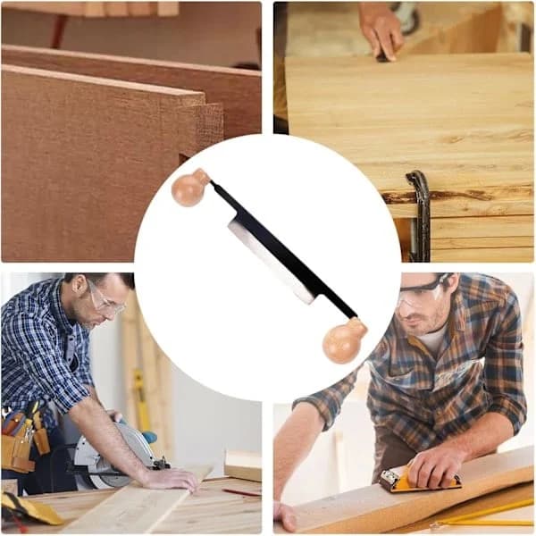 Woodworking Shave, Sharp Bark Removal Tools, Woodworking Tools, Straight Handle Shave Suitable for Garden, Outdoor and Home Use.
