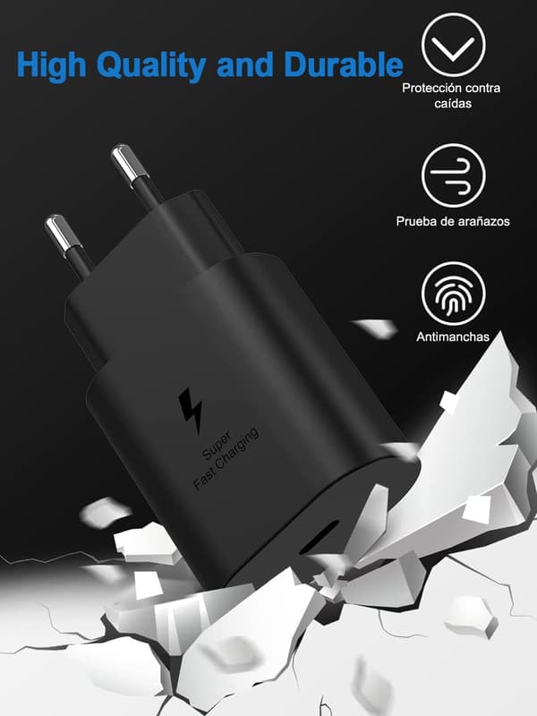 25W Samsung Fast Charger USB C Charger Plug PPS Charging Plug