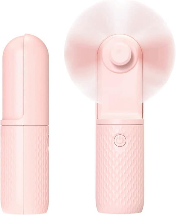 Mini bærbar vifte, lommestørrelse, roterbart deksel, USB