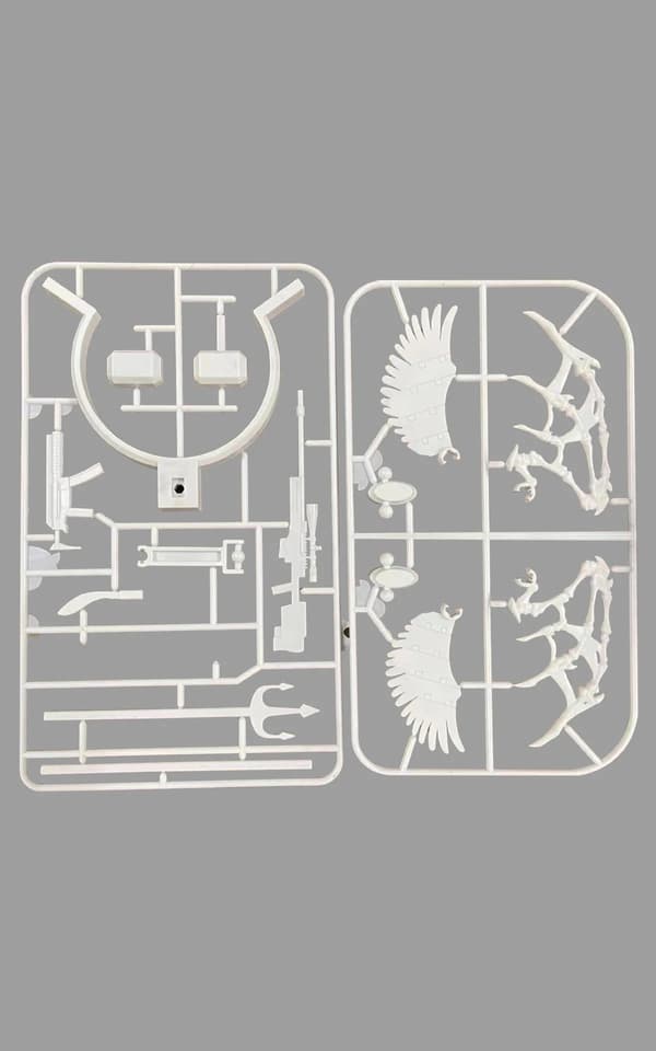 13 Actionfigurer Leker med Flere Tilbehør Mini Actionfigur Dummy Montering Ferdig Skrivebordsdekorasjon Gaver til Ham white wing