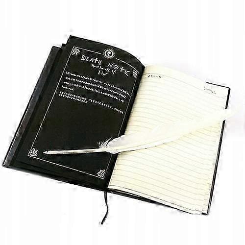 Sæt med Anime Death Note Notesbog Fjerpenu_Specialtilbud