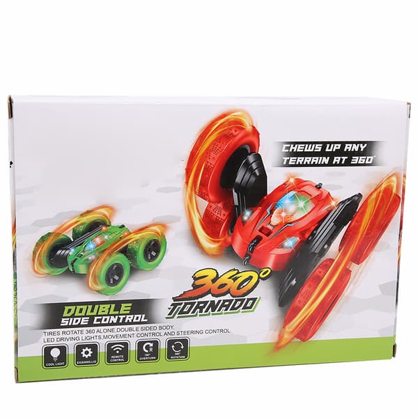 2.4G Double-Sided Remote Control Stunt Car 360 Roll RC Toy Model_Super Gift