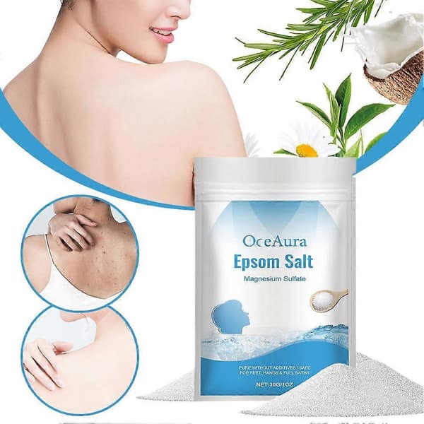 Epsom Salt Magnesium Sulfate Moisturizing Exfoliating Pure Natural