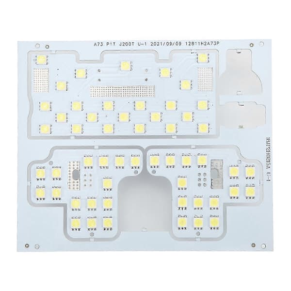 Car Interior Reading Lamp 48SMD 12V 50000H White LED Ceiling Light Panel 5050 Accessories for Compatible with RAV4 2006-2012