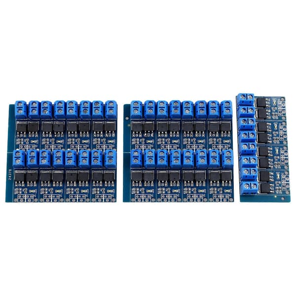 20 stk. 15A 400W MOSFET Trigger Switch Drive Modul PWM Regulator Kontrolpanel Blue