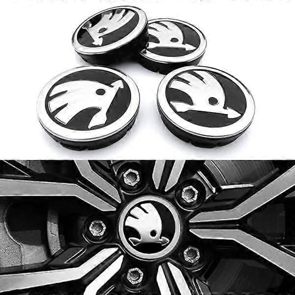 4 kpl - Skoda pölykapselit / vannepölykapselit - Auto 56 mm