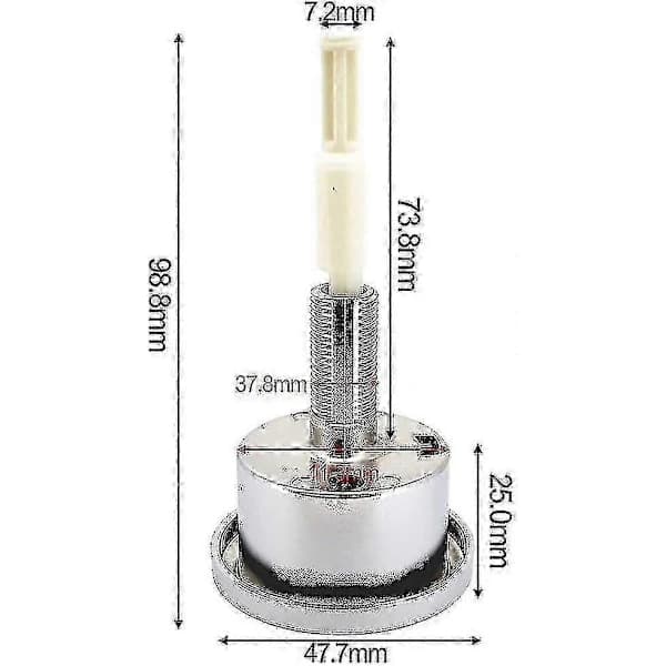 Geberit 280 Dobbelt skylleknap - ABS Forkromet (274.006) - 1 kg (DPD)