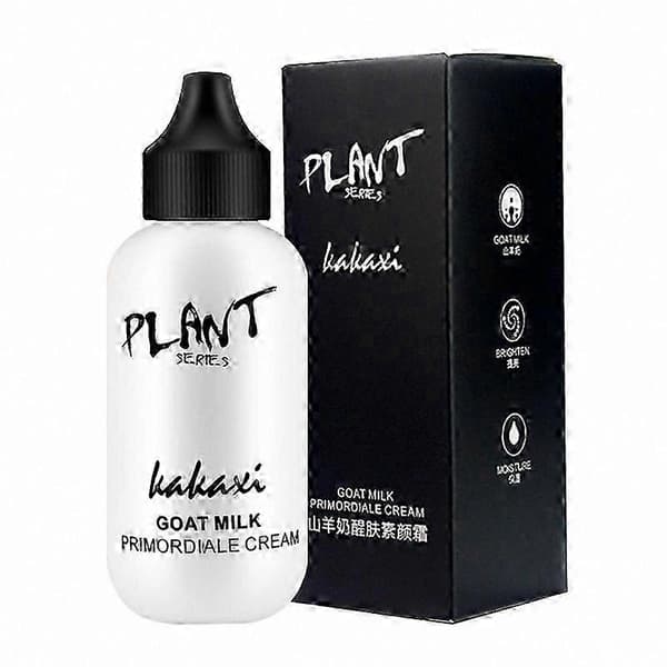 Revitalizing Goat Milk Cream Foundation with Full Coverage and Waterproof Properties for Easy Makeup Application