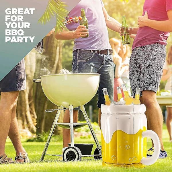 Inflatable Beer Mug for Adults, Beach Pool