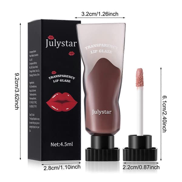 Waterproof Moisturizing Lip Gloss, Full Coverage, Revitalizing Lip Color