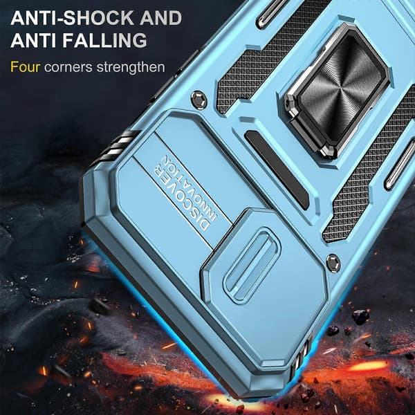 Armor PC + TPU Kamerabeskyttelse Telefondeksel (For iPhone 15 Pro)