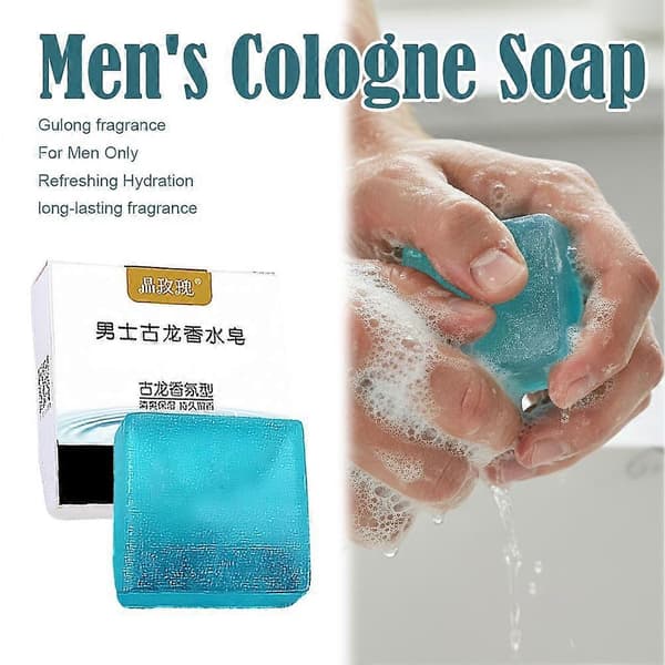 Men's Cologne Soap for Refreshing Cleansing with Long-Lasting Scent