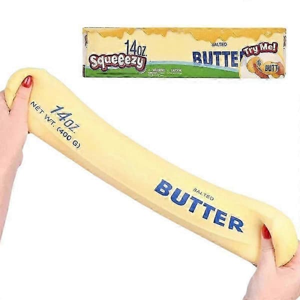 Viral Sensorisk Klemmelegetøj til Stresslindring - Sunny Days Squeezy Butter 14oz
