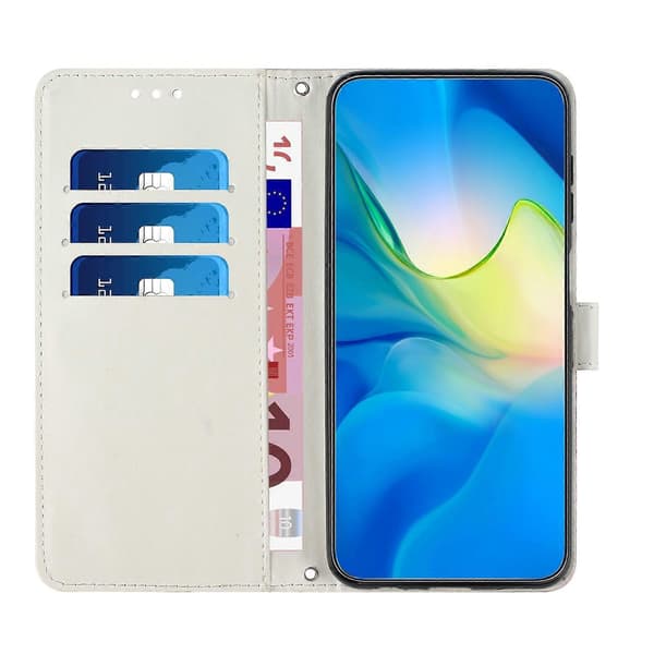 Painted Marble Pattern Leather Case (For Motorola Edge 50 Fusion)