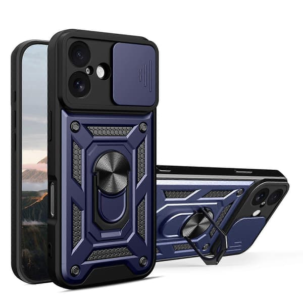 Sliding Camera Cover Design TPU+PC Phone Case (For iPhone 17)