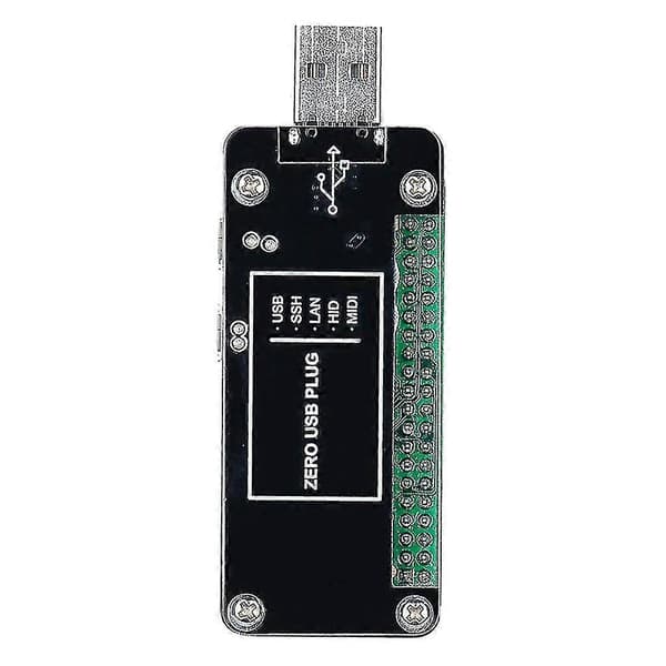 USB-udvidelseskort USB-A Addon-kort med akrylhus til Raspberry Pi Zero W