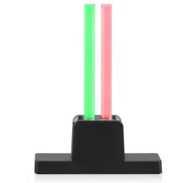 2 i 1 opladerstander dockstation til LED-indikator NS Joypad-controller til Switch-tilbehør sort Black