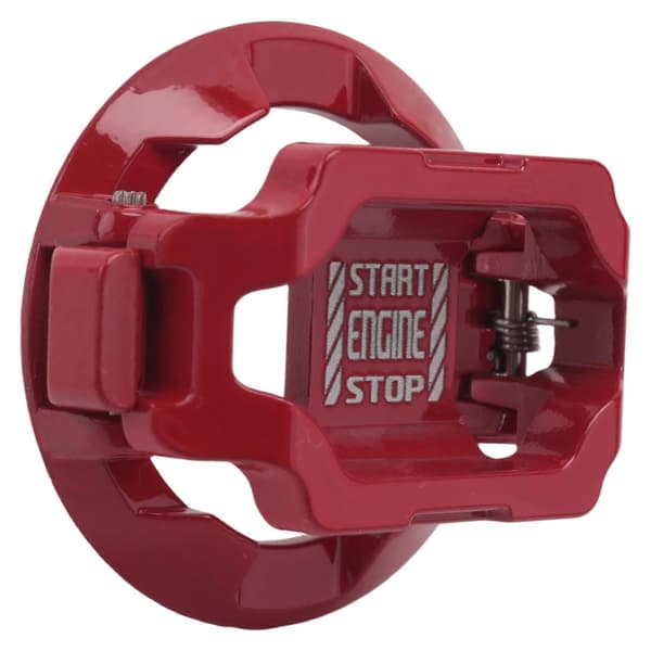 Bil Start Stopp Knapp Dekor Bilmotor Tryck Start Strömbrytare Knappskydd Red