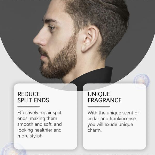 Cedar Beard Oil - Essential Oil for Men, Moisturizing & Refreshing Beard Care, 30ml A