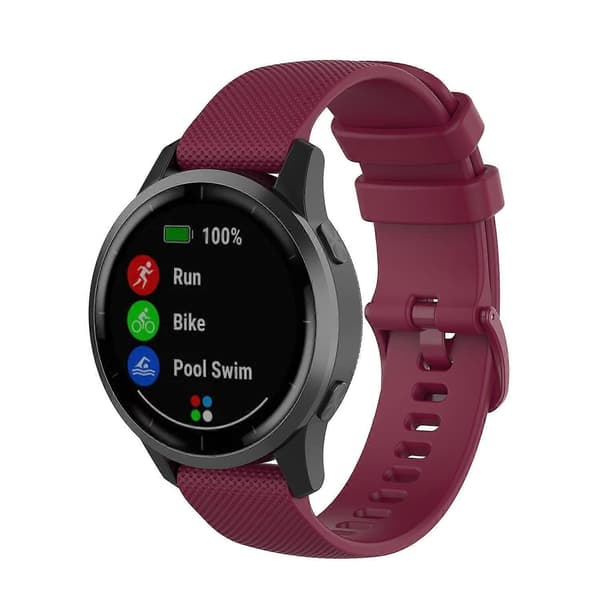 Til Garmin Vivoactive 4 22mm Silikone Urrem_Særtilbud