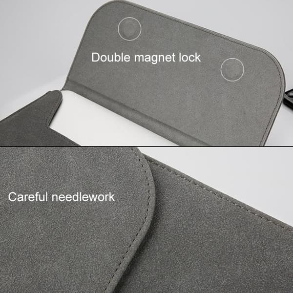 13.3\" Laptop Case / Computer Bag / Macbook - Leather - Choose color