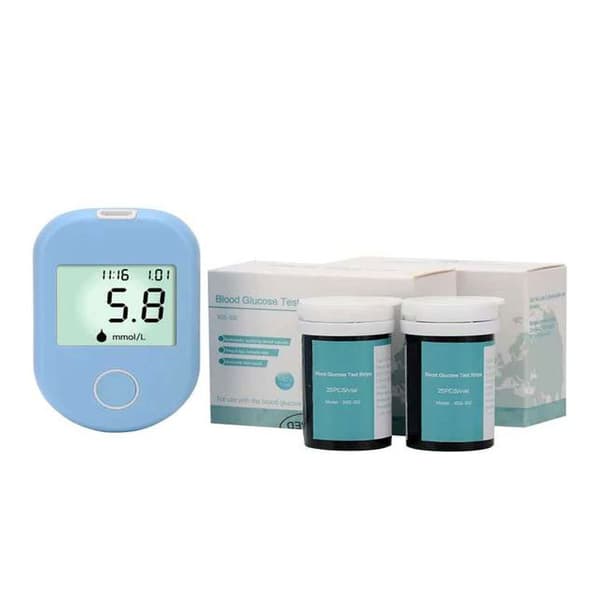 Blodsockermätare, Diabetes Blodsockermätare Glukometer_Superpresent