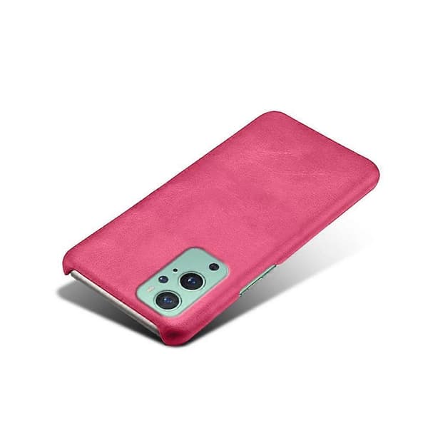 KSQ PU Leather Coated PC Phone Case for OnePlus 9 Pro (Pink)