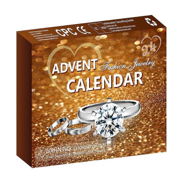 2026 Smycketillbehör 24 st Julkalender Blindlåda