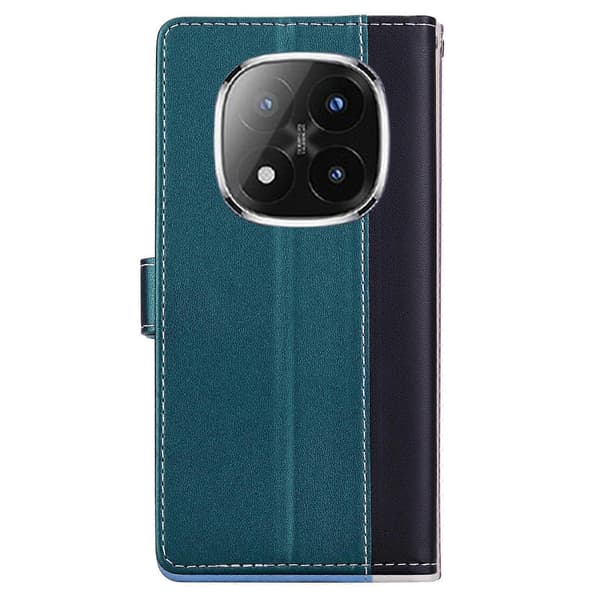 Embossed Two-Tone Leather Phone Case (For Redmi Note 14 Pro+ 5G / Poco X7 5G)