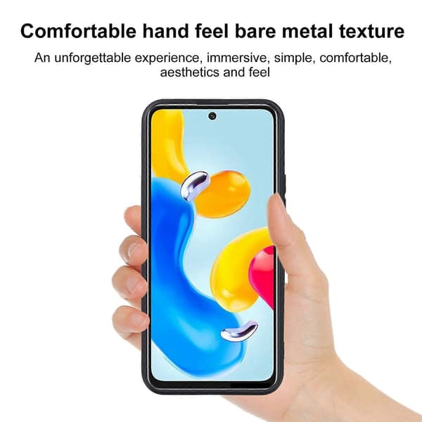 TPU-puhelinkotelo Xiaomi Redmi Note 11S 5G / Redmi Note 11 Kiina (Pudding Musta)