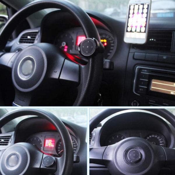 For Steering Wheel, Wireless Bluetooth 3.0 Media Button, Music Playback, for iOS/Android Gift