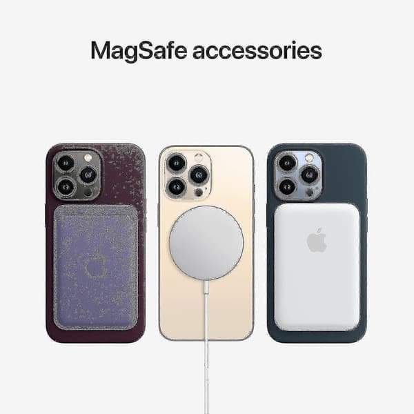 Silikonskal med MagSafe för iPhone 13 Pro - Orange