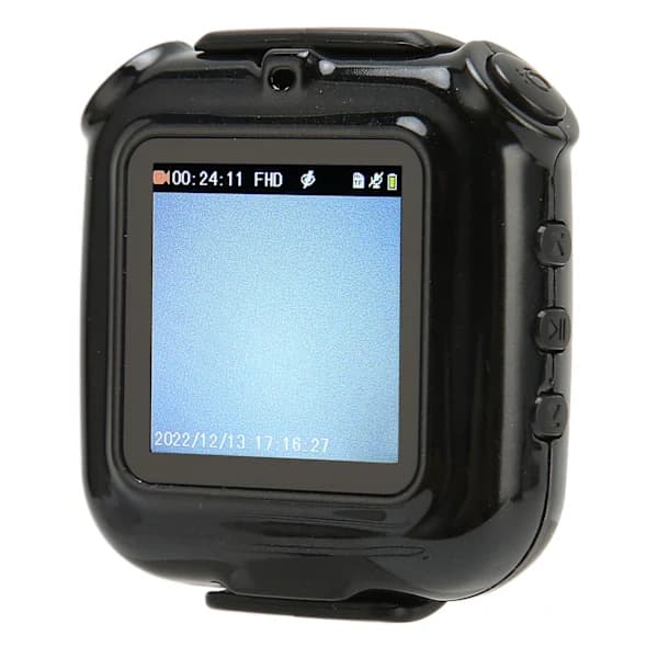 Mini HD-kameraoptager med intelligent loop-optagelse og bærbar videooptager med 16 GB støjreduktion