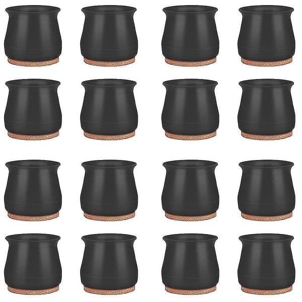 Högkvalitativa 16-pack silikonstolsbensskydd, golvskydd