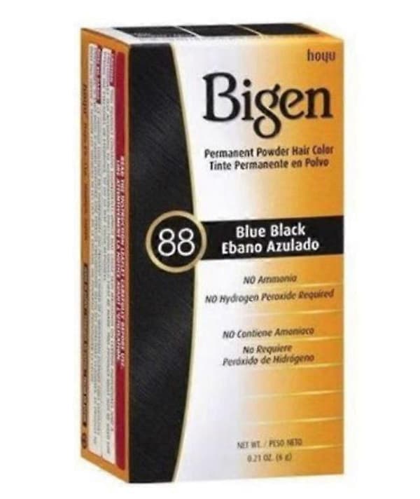 Bigen Permanent Powder Hair Colours (various) (Blue Black)