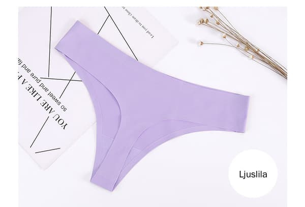 6-pack Seamless stringtrosor - 6 färger