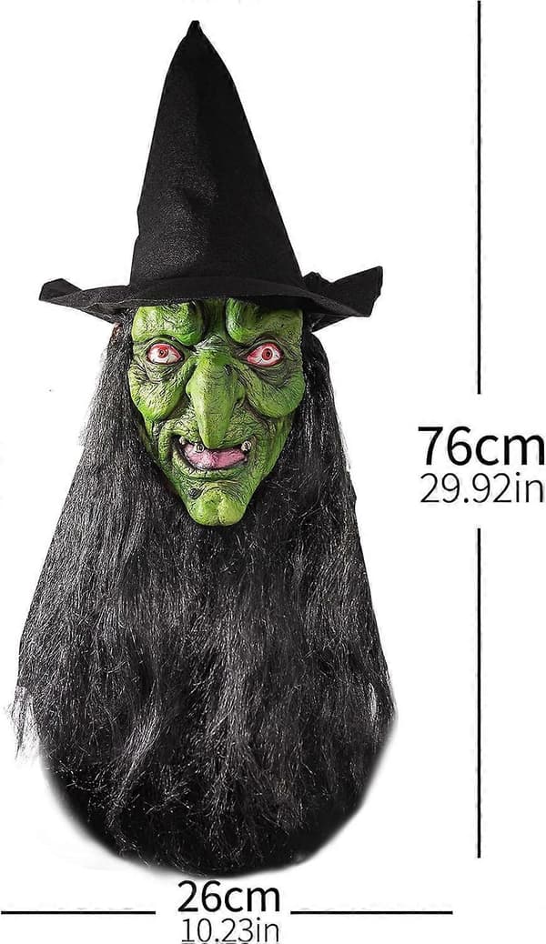 Halloween Skräck Ond Mask Skräck Ansikte Zombie