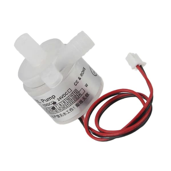 Borstlös vattenpump, 1 st vit mini DC vattenpump vattenpump optimal effektivitet