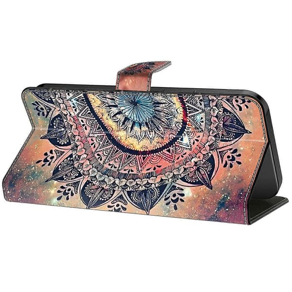 Case for Xiaomi Redmi Note 13 4G, pattern print, anti-drop leather flip wallet phone case (Style K)